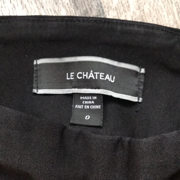 Le Château Size 0 Black Dress Pants - Picture 3 of 5